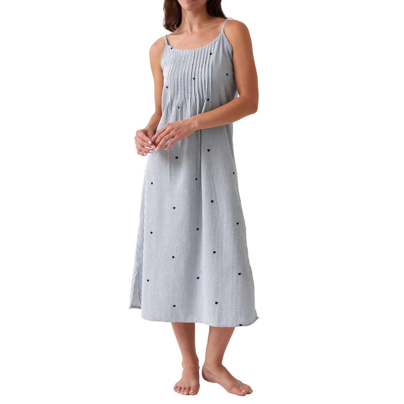 Wallace Cotton Esme Pintuck Strappy Nightie